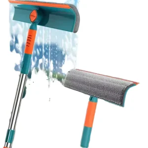 Innovative Window Cleaning Brushes Durable Telescopic Glass Mop with Scratch Chip Rotating Feature New Window Cleaner