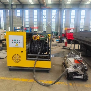 Intelligent Pipeline Dredging Robot Hydraulic Power Sewer Sludge Cleaning Equipment With CE Certification Export