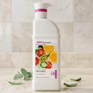 JIETI 1KG Fruit Vegetable Wash Food Grade Cleaning Liquid Safe Formula for Fruits Vegetables OEM ODM Manufacturer