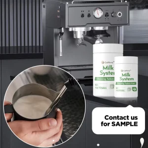 K40 4.0g 60 Tablets Alkaline Coffee Machine Cleaning Tablets for Daily Milk Maintenance