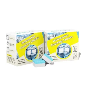 KELEE Dishwasher Effervescent Tablets Capsules Detergents Dishwasher Effervescent Detergent Tablets