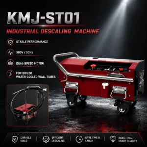 KMJ ST01 Chiller Condenser Tube Cleaning Machine Industrial Pipe Cleaner for HVAC Heat Exchanger Maintenance