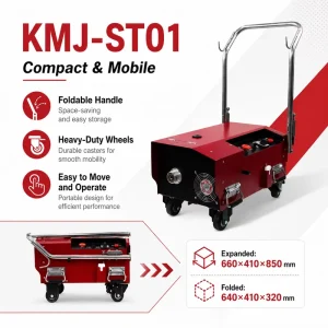 KMJ ST01 Industrial Tube Descaling Machine 2400W Electric New Pipe Cleaning Equipment for Boiler Condenser Pipes