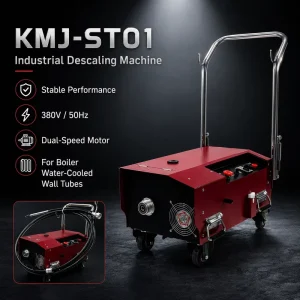 KMJ ST01 New Electric Boiler Pipe Cleaning Machine 380V Cold Water Flexible Shaft for Industrial Scale and Rust Removal