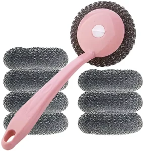 Kitchen Accessories Scrubber Kitchen Cleaning Tool Plastic Handle Brush Set Household Dishwashing Cleaning Products