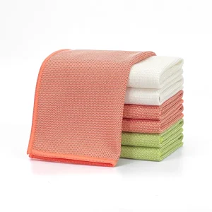 Kitchen Bamboo Fiber Dish Washing Cloth