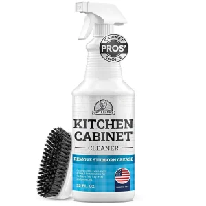 Kitchen Cabinet Cleaner Gentle Residue-Free Effective Everyday Degreaser Grime Remover Wood Painted Finished Furniture