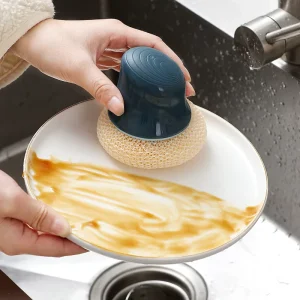 Kitchen Cleaning Accessories Household Dishwashing Pot Brush Multifunctional Long Handle Washing Brush