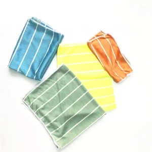 Kitchen Cleaning Bamboo Dish Towels and Dish Wash Sponge Pad