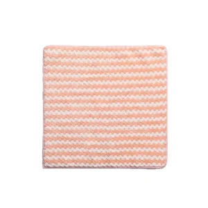 Kitchen Cleaning Cloth Non shedding Highly Absorbent Thickened Dishcloth Hand Towel and Scouring Pad