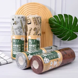 Kitchen Cleaning Cloths 80/20 Polyester Polyamide Scrub Fabric Dishrags Durable Microfiber Cleaning Cloths Towel Roll