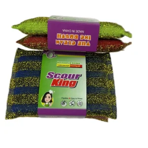 Kitchen Cleaning Dish Scrub Sponges Scouring Pads Polyester Material Sponge Pad