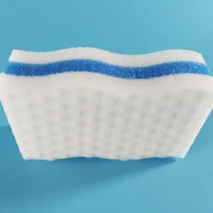 Kitchen Cleaning Dish-washing Scrub Strong Decontamination Biodegradable Three-layer Scouring Pad