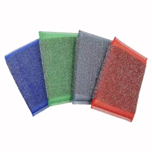 Kitchen Cleaning Scrub Sponge With Scouring Pad