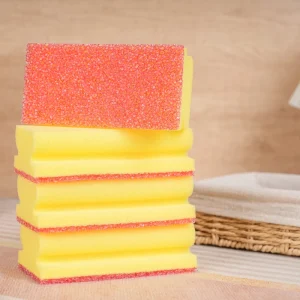 Kitchen Cleaning Sponge Dishwashing Sponges PU Sponge with Scouring Pad Eco Friendly Sponge