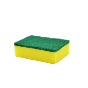 Kitchen Cleaning Sponge Scourer With Abrasive Scouring Pad