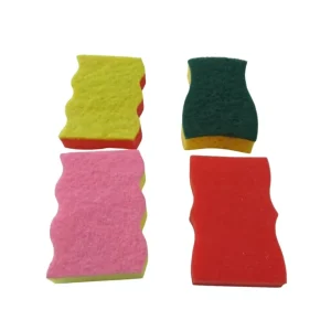 Kitchen Cleaning Sponges Rectangle Multi Layer Dishwashing Pad for Kitchen Use