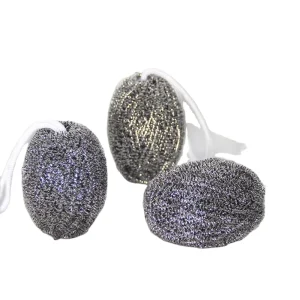 Kitchen Cleaning Tool Stainless Steel Wool Sponge Soap Pad Scrubber for Cleaning Dishes