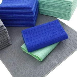 Kitchen Dish Cloths Ultra Soft Waffle Weave Microfiber Eco Friendly Quick Dry Towels Washcloths and Rags for Cleaning