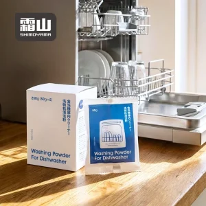 Kitchen Dishwasher Detergent Powder Active Ingredients Pack of 5 for Kitchen Dishwasher Powerful Cleaning