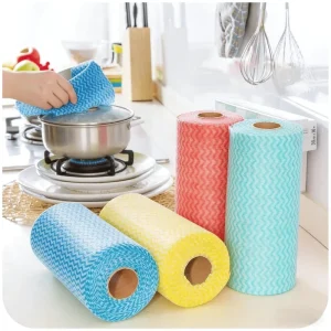 Kitchen Dry Scrubber Papel Cleansing Shop Roll Cloths Tissues Clothe Stocked Style Toilet Cleaning Wipes