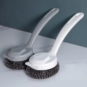 Kitchen Gadgets Household Items Durable Handle Washing Pot Washing Kitchen Special Non oil Household Daily Cleaning Pot Brush