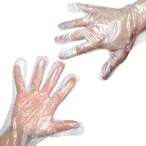 Kitchen Hand Protector Household Glove Food Prep and Baking Disposable Plastic Gloves Clear