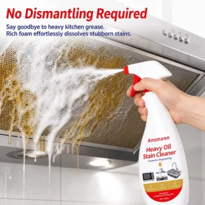 Kitchen Heavy Duty Degreaser Household Range Hood Grease Remover Spray