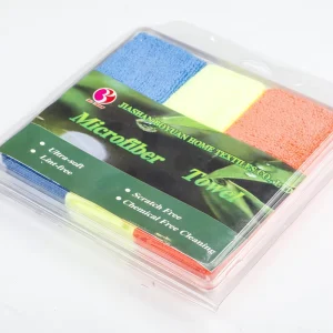 Kitchen Items Microfiber Towel Absorbent Microfiber Cleaning Cloth PVC Box Dish Washing Soft Cloth