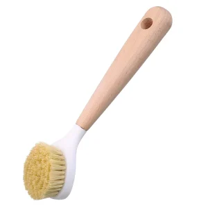 Kitchen Long Handle Not Contaminated Oil Pot Cleaning Beech Washing Wok Brush