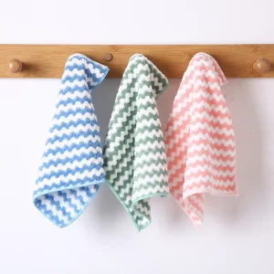 Kitchen Non stick Oil Washing Cloth Rag Microfiber Dish Cloth High efficiency Tableware Household Cleaning Towel