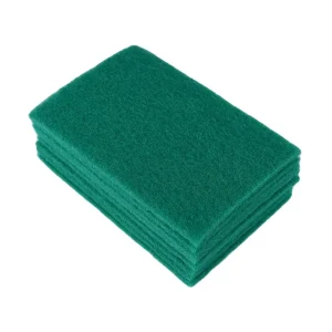 Kitchen Scour Pad Heavy Duty Cleaning Scrub Pads Abrasive Green in Card Packing