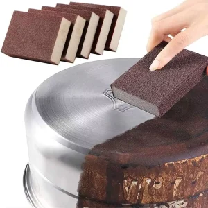 Kitchen Scouring Pad Emery Sponge Double Sided Sponge Block Daily Necessities Dishwashing Emery Sponge