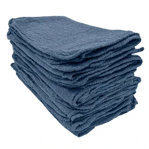 Kitchen Square Cotton Automotive Shop Towels Eco Friendly Durable and Reusable for Wiping Cleaning Absorbing and Drying