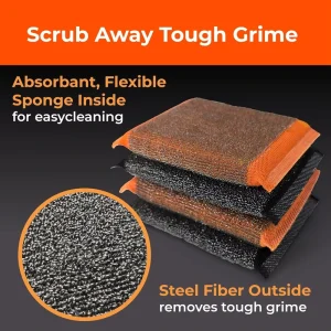 Kitchen Steel Washing Scourer Stainless Steel Scouring Pads