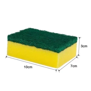 Kitchen Thick Scrub Sponge Dish Pan Pot Washing Scrub Sponge Cleaning Scouring Sponge Pads