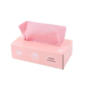 Kitchen Towel Multi functional Microfiber Oil Proof Absorbent Dry Wet Dual use Boxed Thickened Dishwashing Cloth