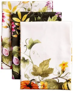 Kitchen Towel Set Made 100% Cotton Reusable Quick Dry Dish Cloths Soft Absorbent Eco Friendly Tea Towels Durable Kitchen Hand