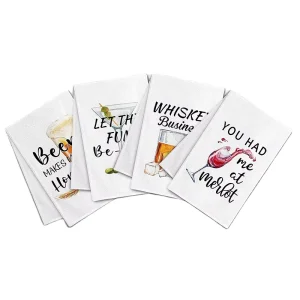 Kitchen Towel Tea Towel Factory Direct 100% Cotton Woven Waffle Fabric Cartoon Eco-Friendly Quick-Dry Women Dish