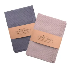 Kitchen Towels Cotton Waffle Soft Absorbent Quick Drying Hand Cleaning Towel Multipurpose Bar Tea Kitchen Towels