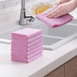 Kitchen Towels Highly Absorbent Kitchen Washable Reusable Microfiber Soft Super Absorbent Cleaning Cloth Kitchen Towel