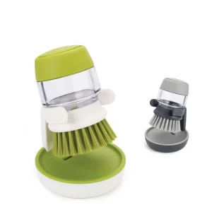 Kitchen Washing Brushes Liquid Addition Soap Pot Utensils With Dispenser Household Bathroom Cleaning Tools Kitchen Accessories