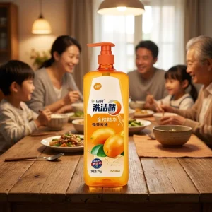 Kumquat Antibacterial Dish Soap Dishwashing Liquid Food Grade Fruit Vegetable Cleaner Phosphate Free Degreaser Heavy
