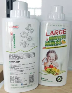 LARGE Eco Friendly Non Toxic Milk Bottle & Fruit & Vegetable Cleaner Liquid Detergent for Baby Tableware 800ml
