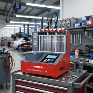 LAUNCH Electronic Drain Fuel Injector Cleaner Tester for MPI EFI SFI SPI PFI Injectors