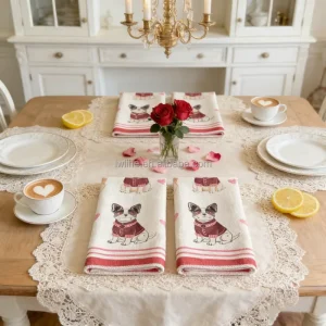 LH Comfortable Soft Promotional Towels Animal Eco-Friendly Hypoallergenic Full Digital Printing Home Kitchen Use