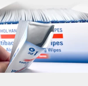 Large Capacity 75% Antibacterial Alcohol Wet Wipes High quality Non woven for Hand and Surface Cleaning