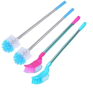Large Stainless Steel Handle Toilet Cleaning Brush Long Handle Brush
