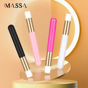 Lash Shampoo Brush Soft Plastic Eyelash Cleaning Nose Brush Easy to Use Makeup Brush Cleaner for Face