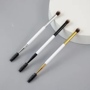 LashPlus Private Label Rose Gold Double Shampoo Spoolie Foam Cleaning Kit for Eyelash Extension Cleansing Foam Brush